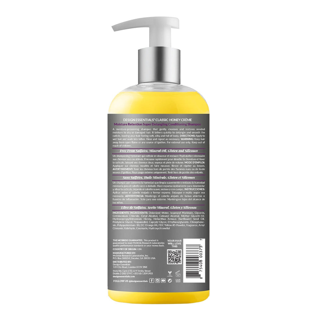 Honey Creme Moisture Retention Super Detangling Conditioning Shampoo