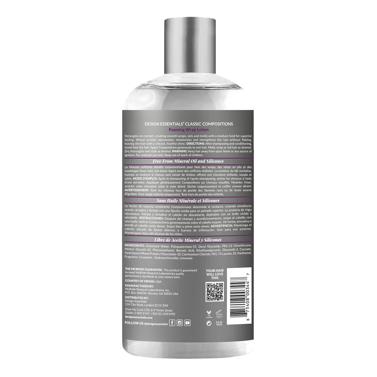 Compositions Foaming Wrap Lotion