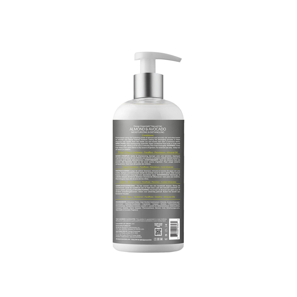 Almond & Avocado Moisturizing & Detangling Conditioner
