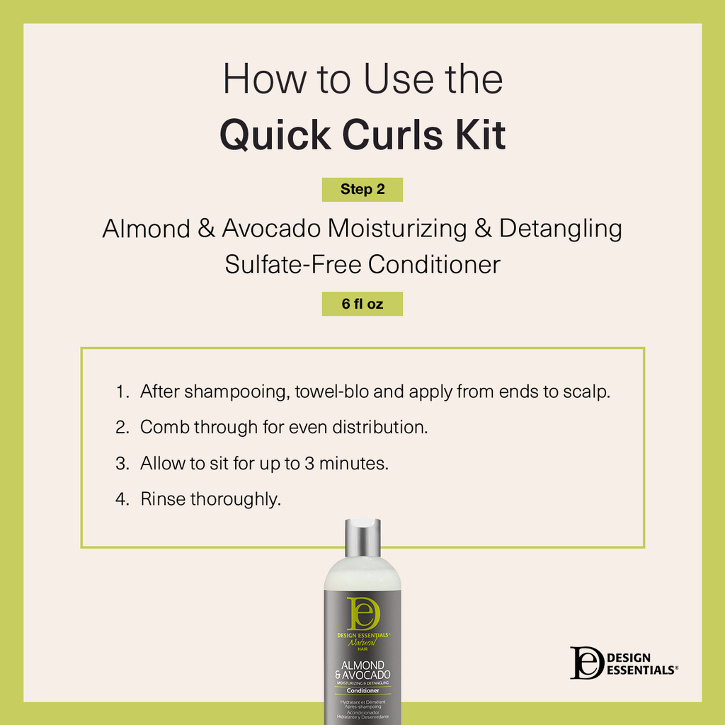 Almond & Avocado Quick Curl Kit