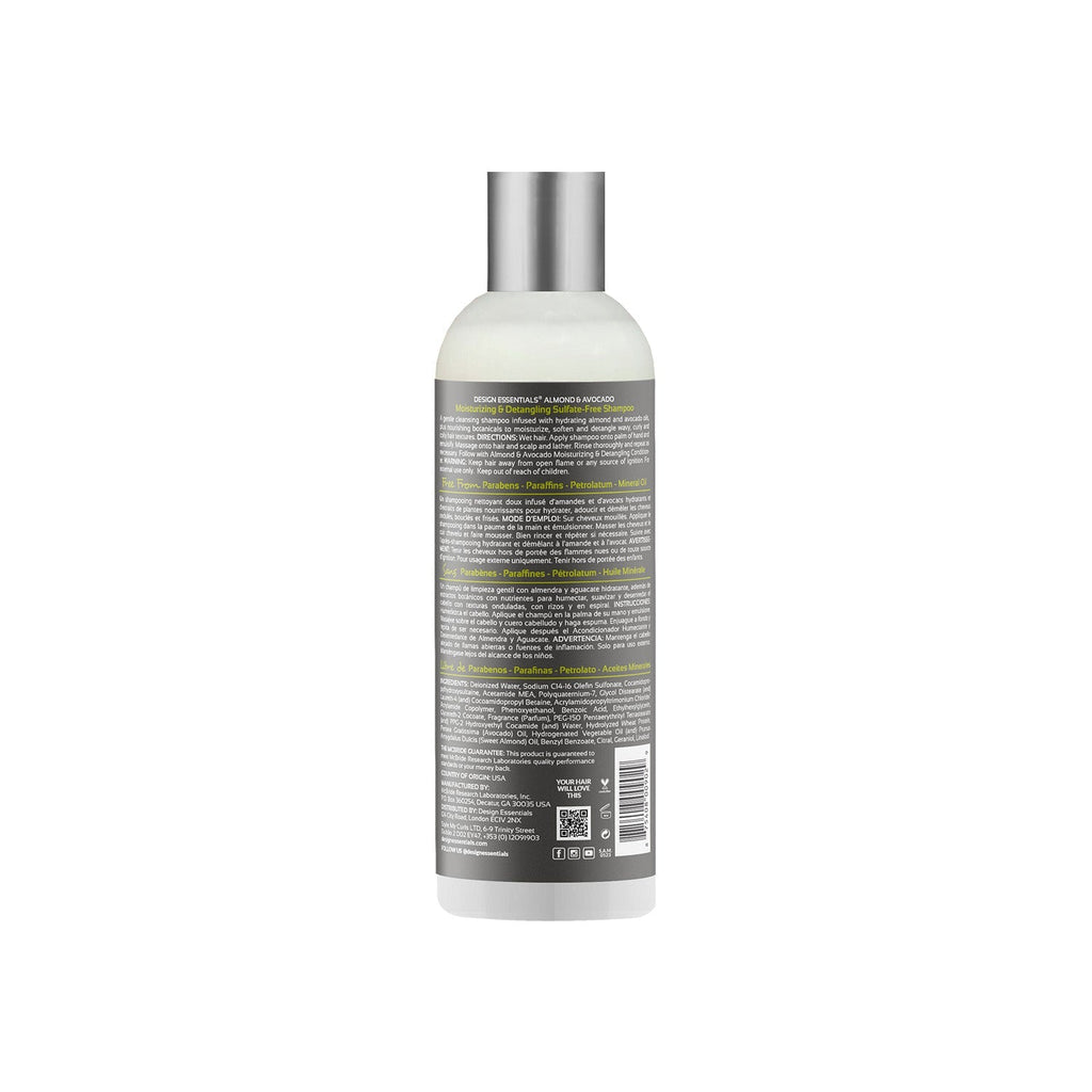 Almond & Avocado Moisturizing & Detangling Sulfate-Free Shampoo