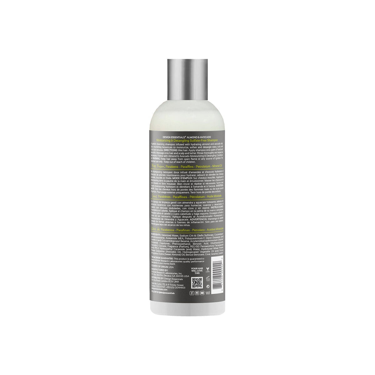 Almond & Avocado Moisturizing & Detangling Sulfate-Free Shampoo
