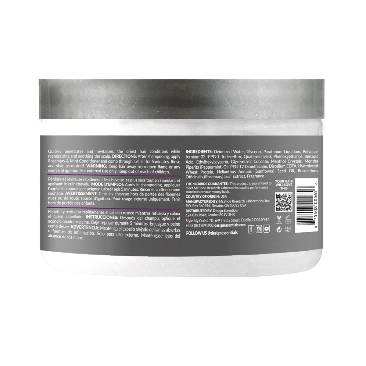 Rosemary & Mint Stimulating Super Moisturizing Conditioner