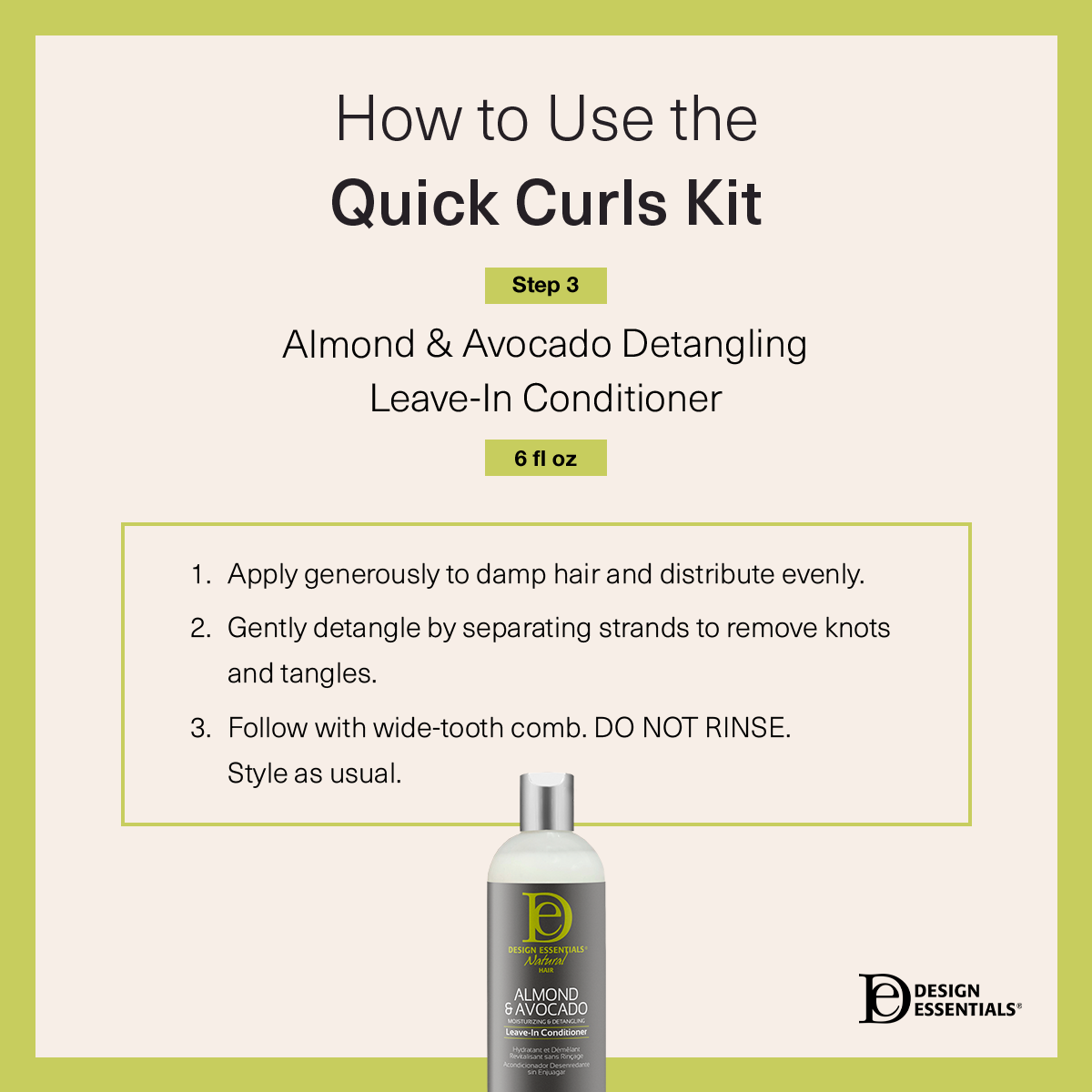 Almond & Avocado Quick Curl Kit